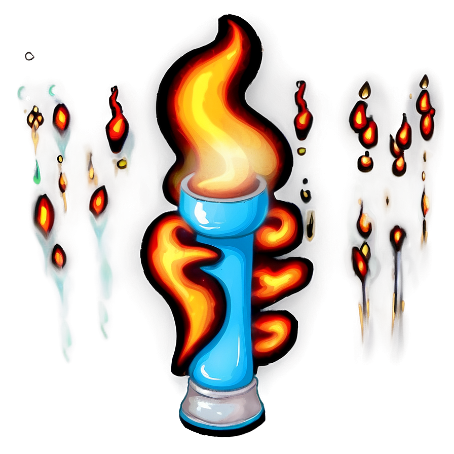 Mystical Fire Breath Png B PNG image