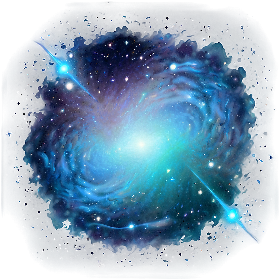 Mystical Galaxy Stars Composition Png 06252024 PNG image