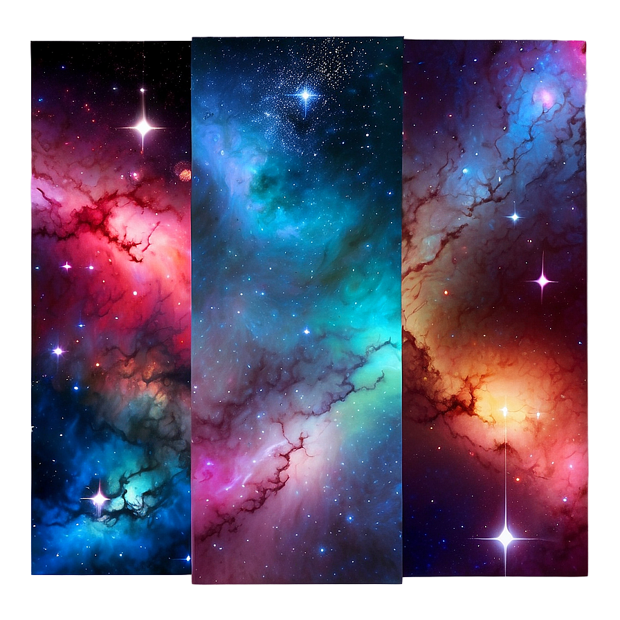 Mystical Galaxy Stars Composition Png Ndx30 PNG image