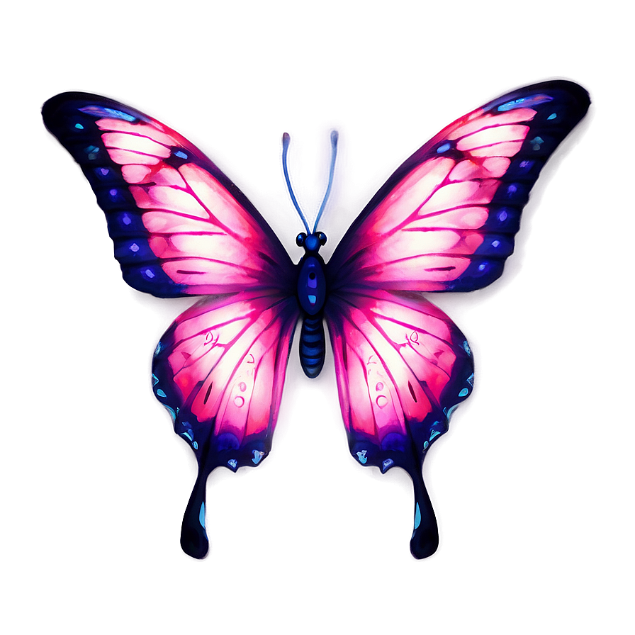 Mystical Pink Butterfly Aura Png 71 PNG image