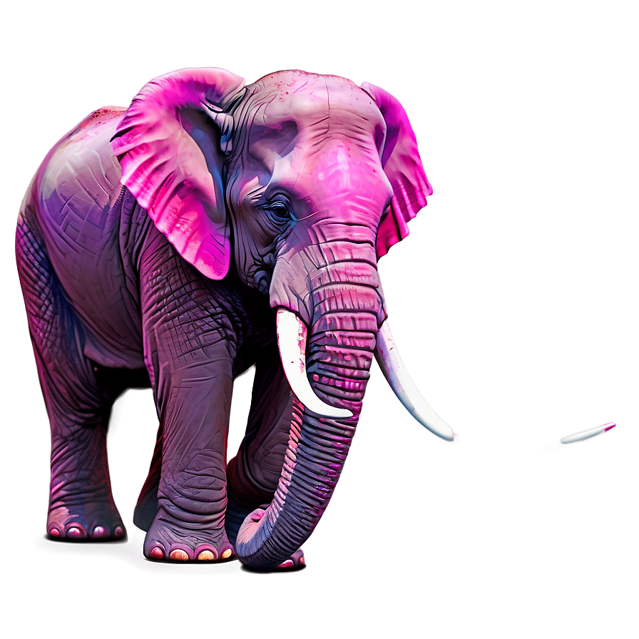 Mystical Pink Elephant Png 96 PNG image