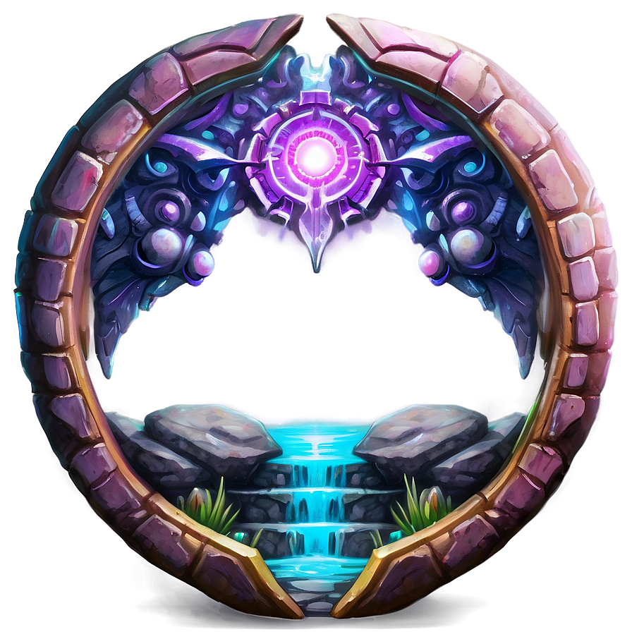 Mystical Portal Drawing Png Vsw PNG image