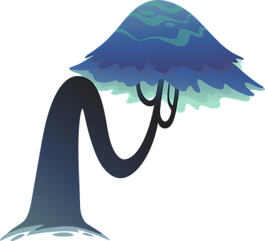 Mystical_ Tree_ Jellyfish_ Hybrid PNG image