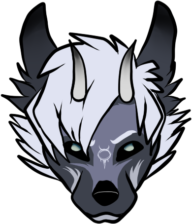 Mystical_ Wolf_ Avatar PNG image