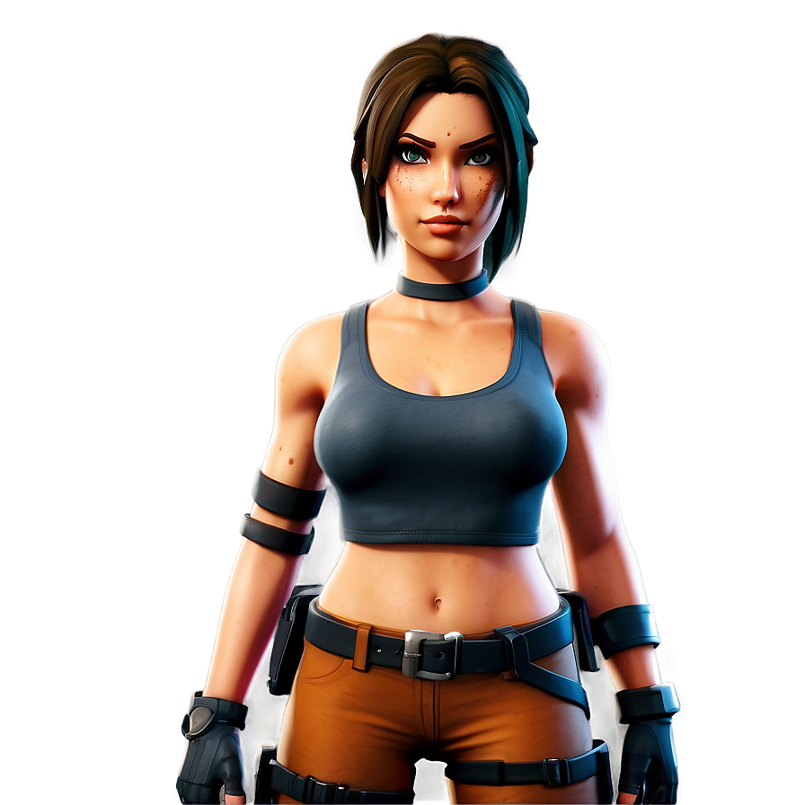 Mythic Lara Croft Fortnite Costume Png 06282024 PNG image