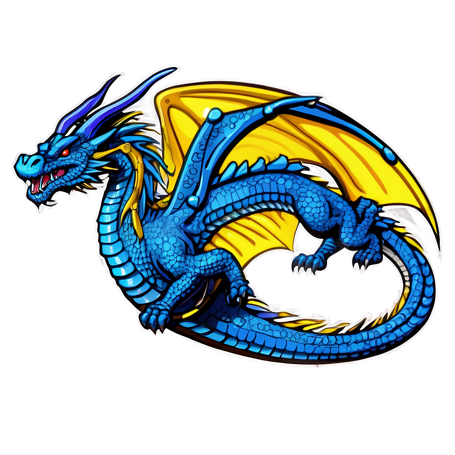 Mythical Blue Dragon Image Png Kai PNG image