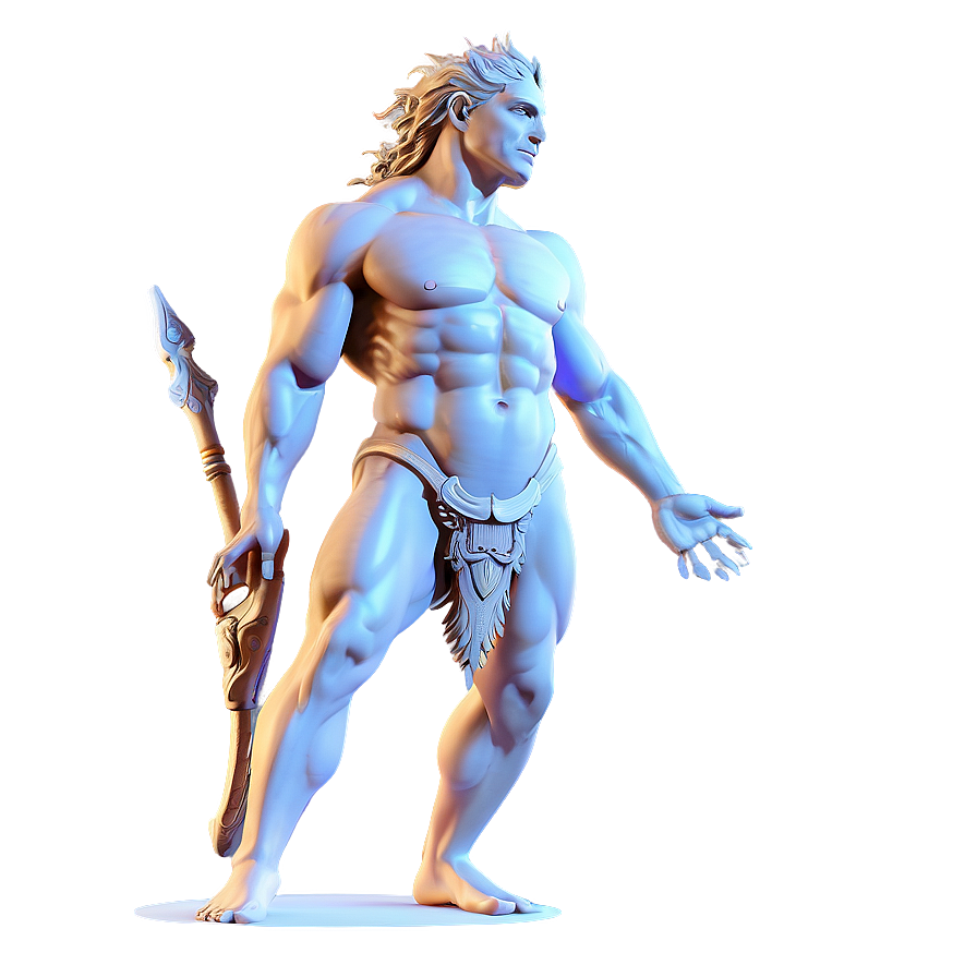 Mythical Figure Sketch Png Veo PNG image