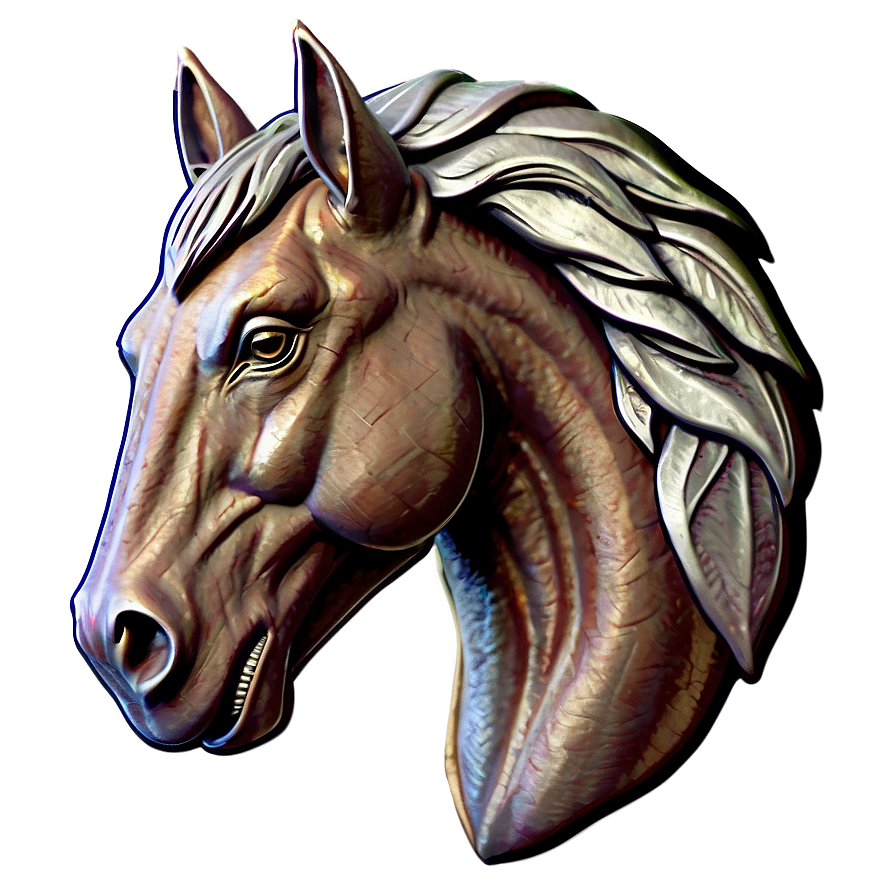 Mythical Horse Head Emblem Png Ucq PNG image