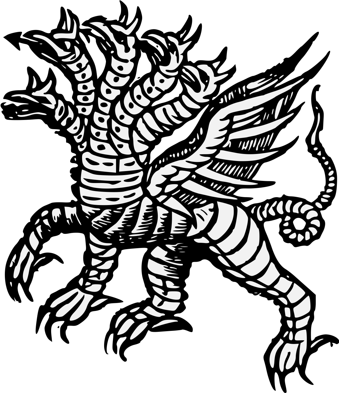 Mythical Hydra Illustration.png PNG image