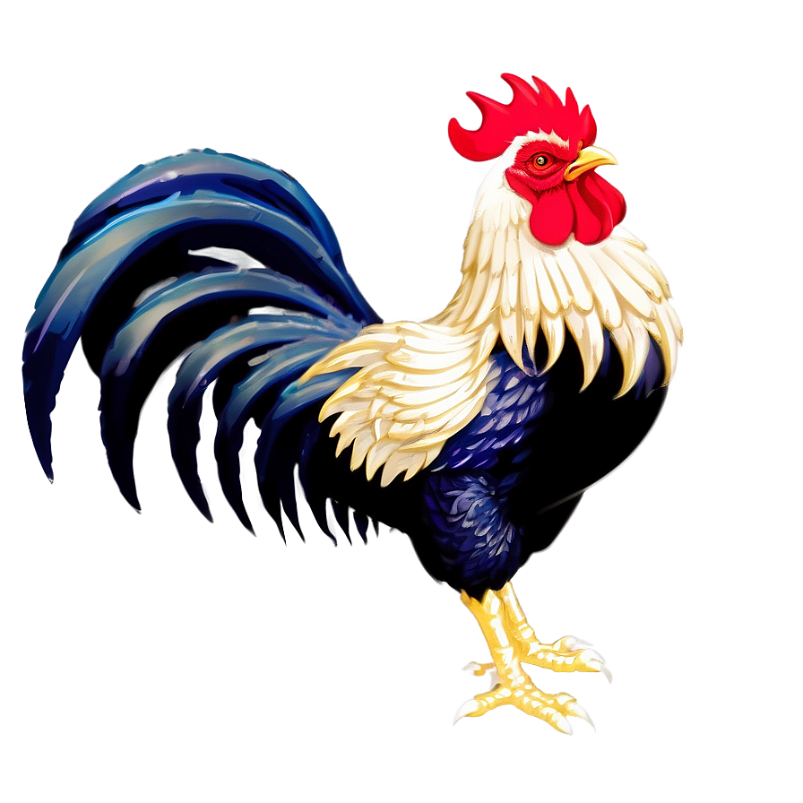 Mythical Rooster Figure Png 05242024 PNG image