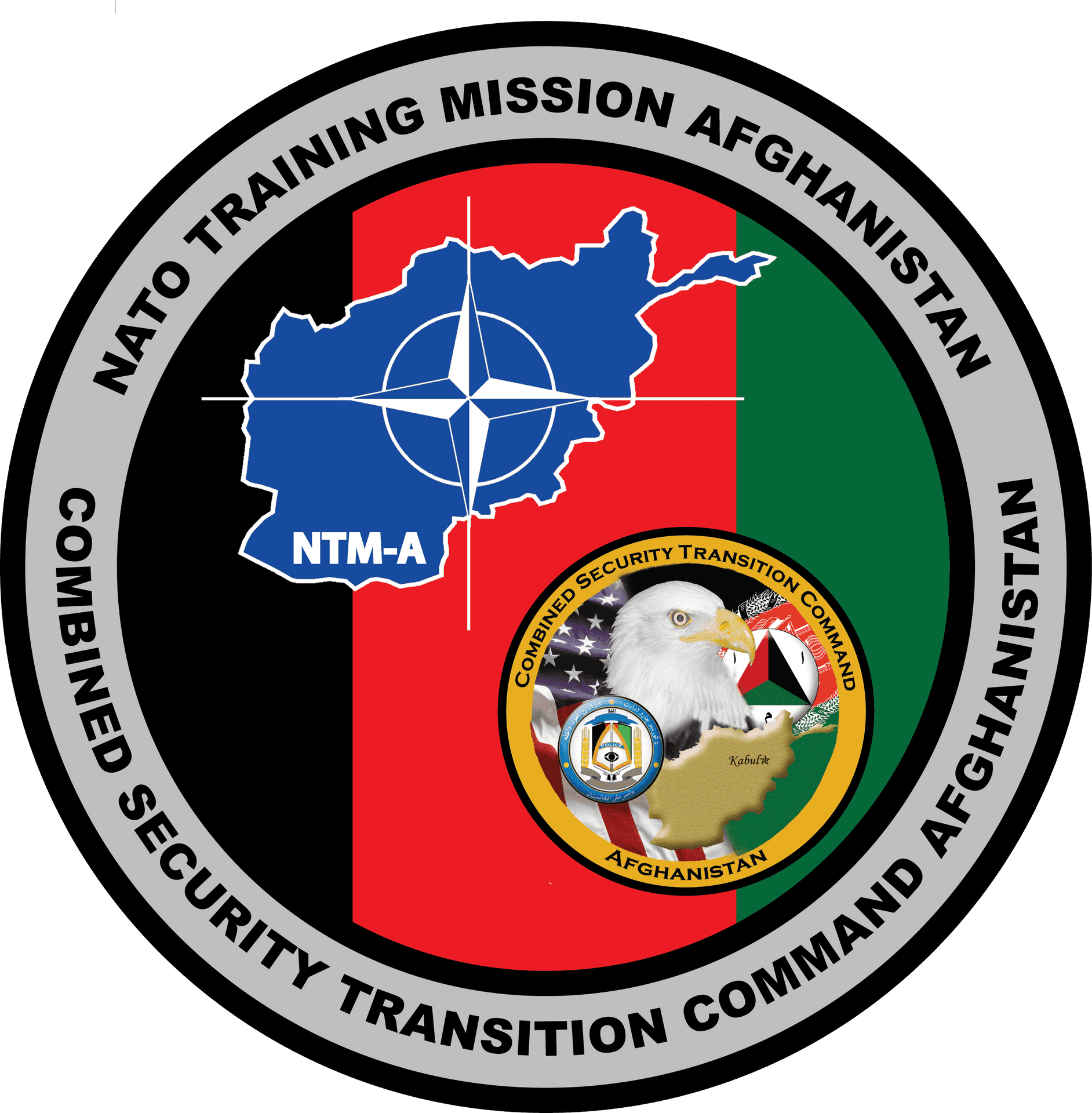 N A T O Training Mission Afghanistan Emblem PNG image