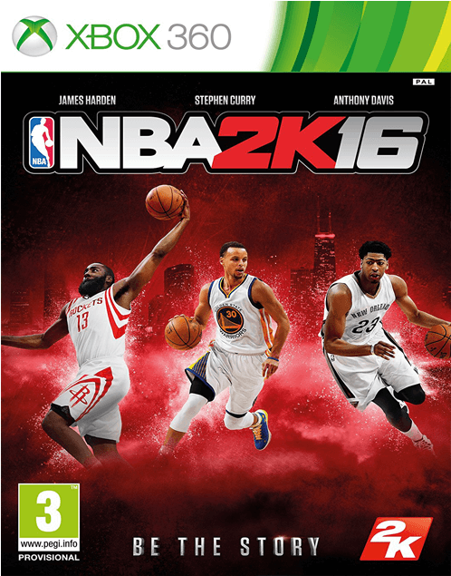 N B A2 K16 Xbox360 Curry Harden Davis PNG image