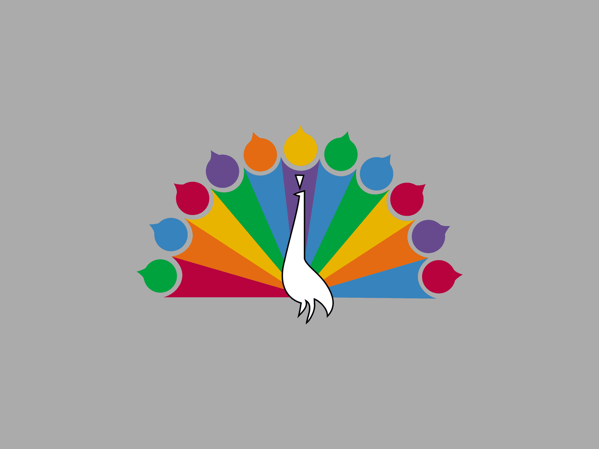 N B C Peacock Logo Design PNG image