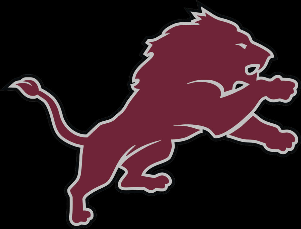 N F L Team Leaping Lion Logo PNG image
