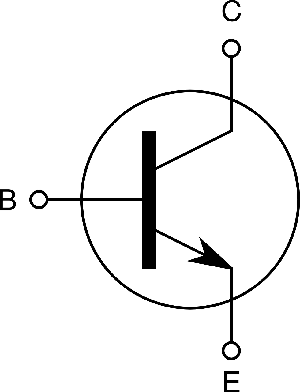 N P N Transistor Symbol PNG image
