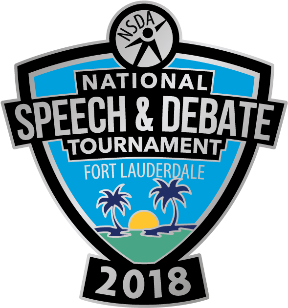 N S D A Speech Debate Tournament2018 Logo PNG image