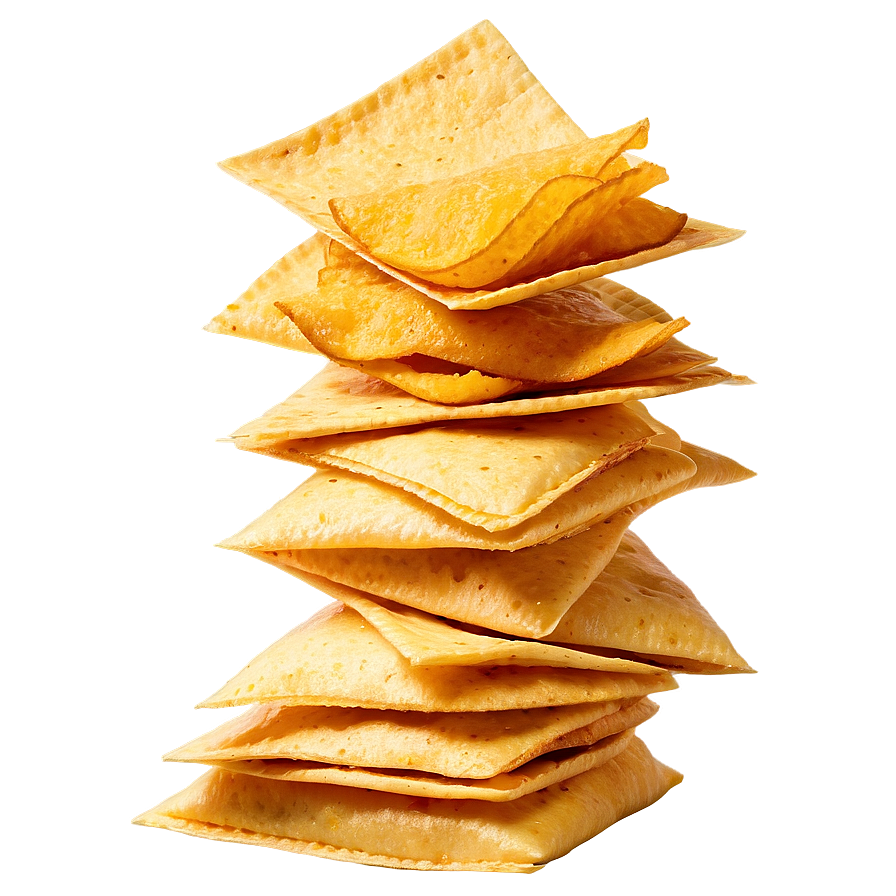 Nacho Chips Stack Png 06252024 PNG image