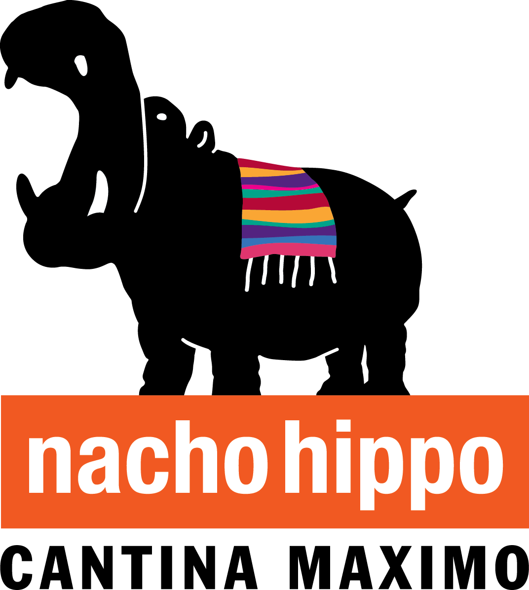 Nacho Hippo Cantina Maximo Logo PNG image