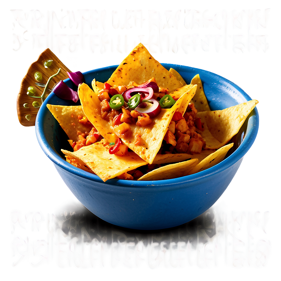 Nachos Al Pastor Style Png Itf PNG image