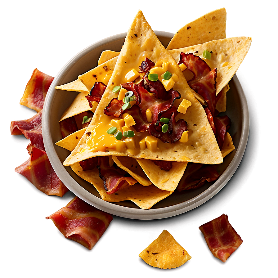 Nachos With Bacon Bits Png Jrj PNG image