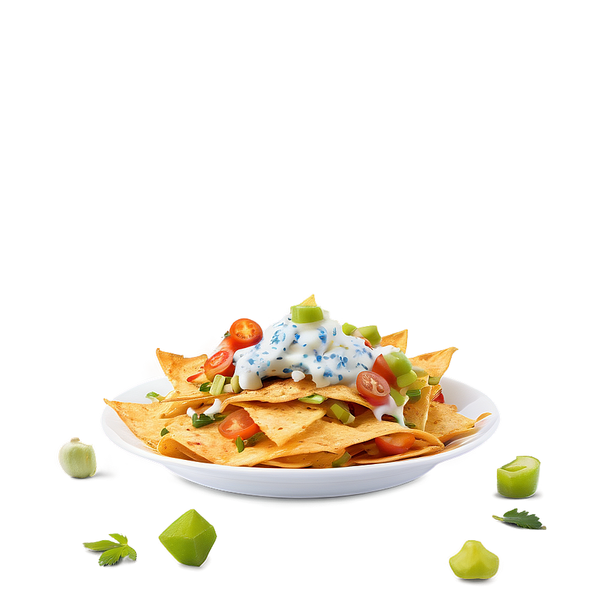 Nachos With Blue Cheese Png Kmh80 PNG image