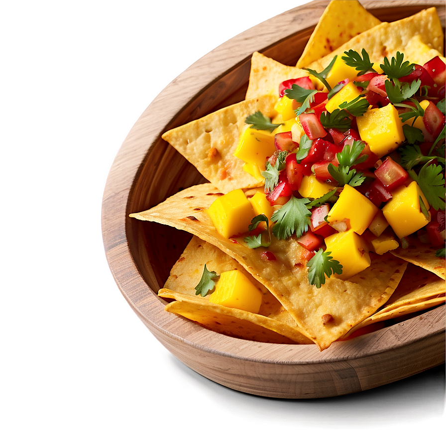 Nachos With Mango Salsa Png 15 PNG image