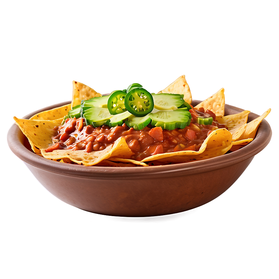 Nachos With Refried Beans Png 52 PNG image