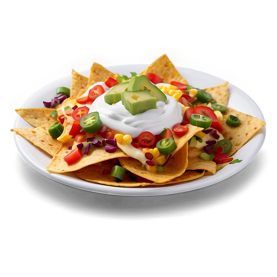 Nachos With Sour Cream Png Eiu PNG image