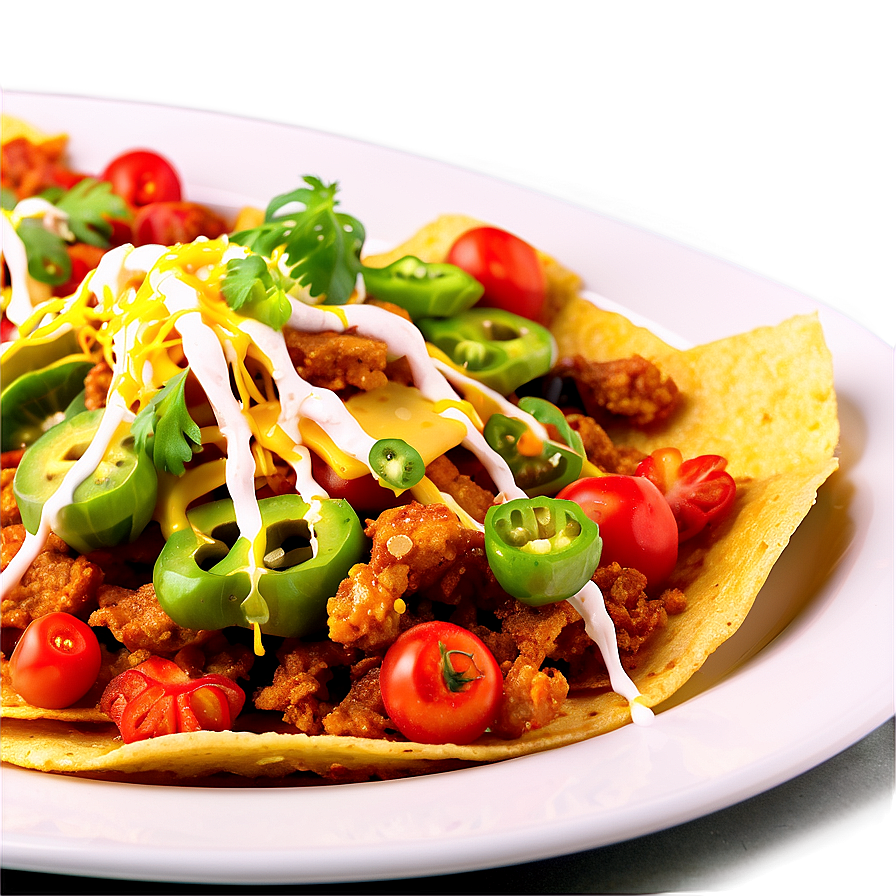 Nachos With Vegan Cheese Png Vaq2 PNG image