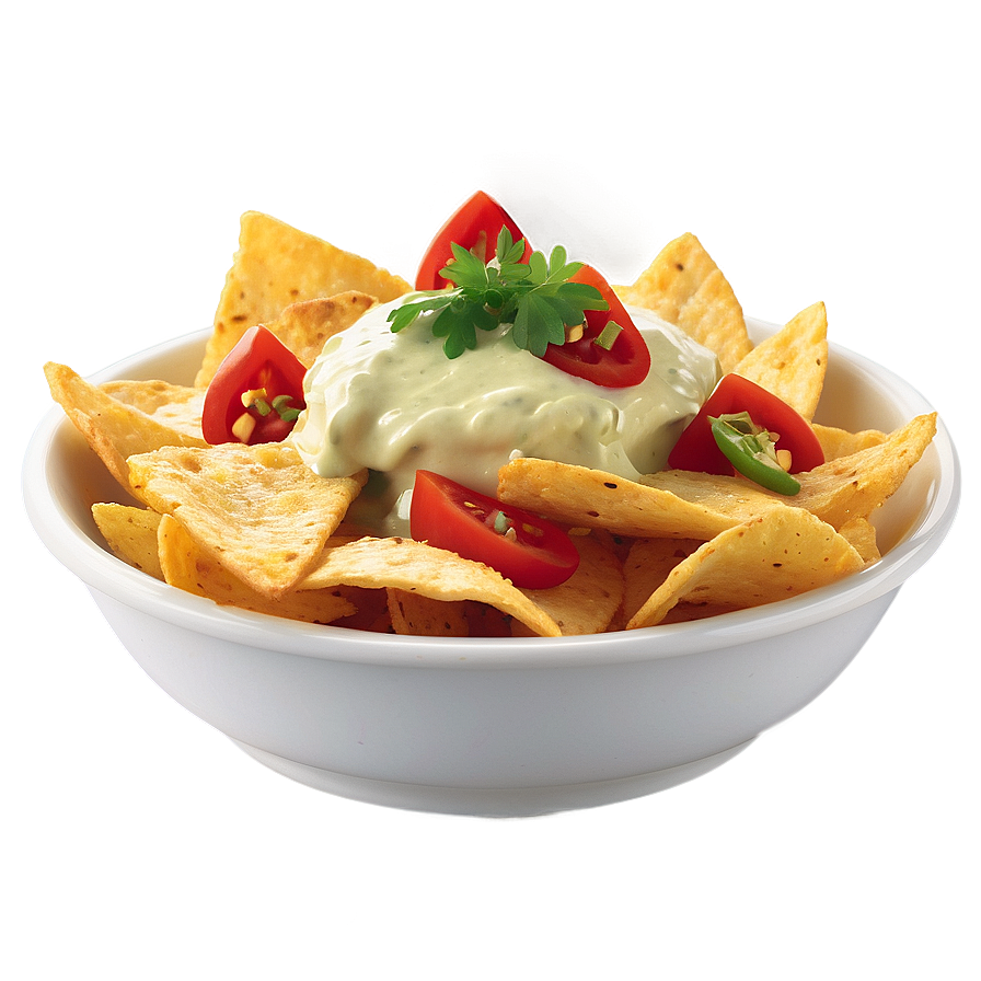 Nachos With Wasabi Mayo Png 19 PNG image