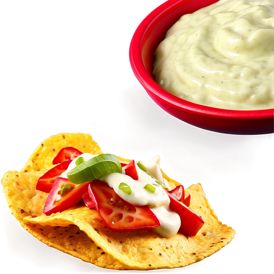 Nachos With Wasabi Mayo Png 44 PNG image