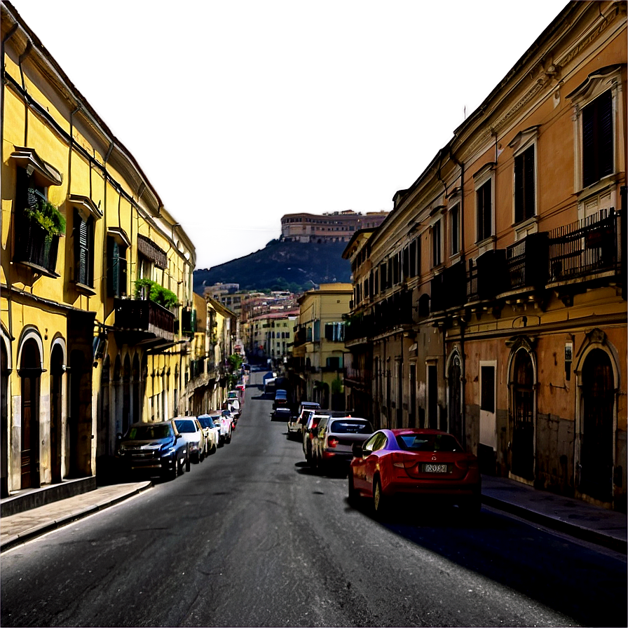 Naples Italy Street Png 05212024 PNG image