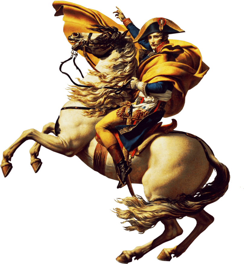 Napoleon Bonaparteon Horseback PNG image