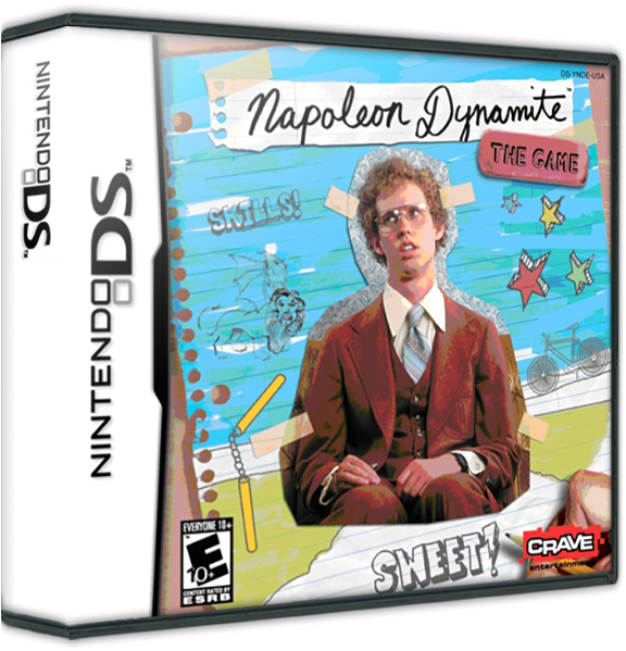 Napoleon Dynamite Nintendo D S Game Cover PNG image
