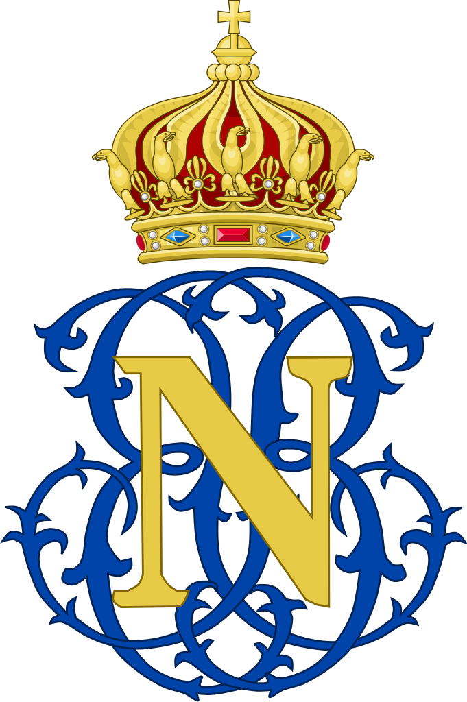 Napoleonic_ Imperial_ Crown_and_ Monogram PNG image