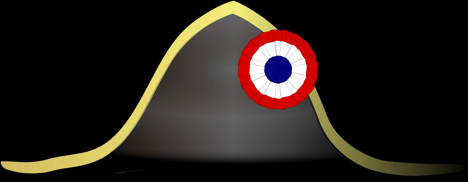 Napoleonic War Era Bicorne Hat PNG image