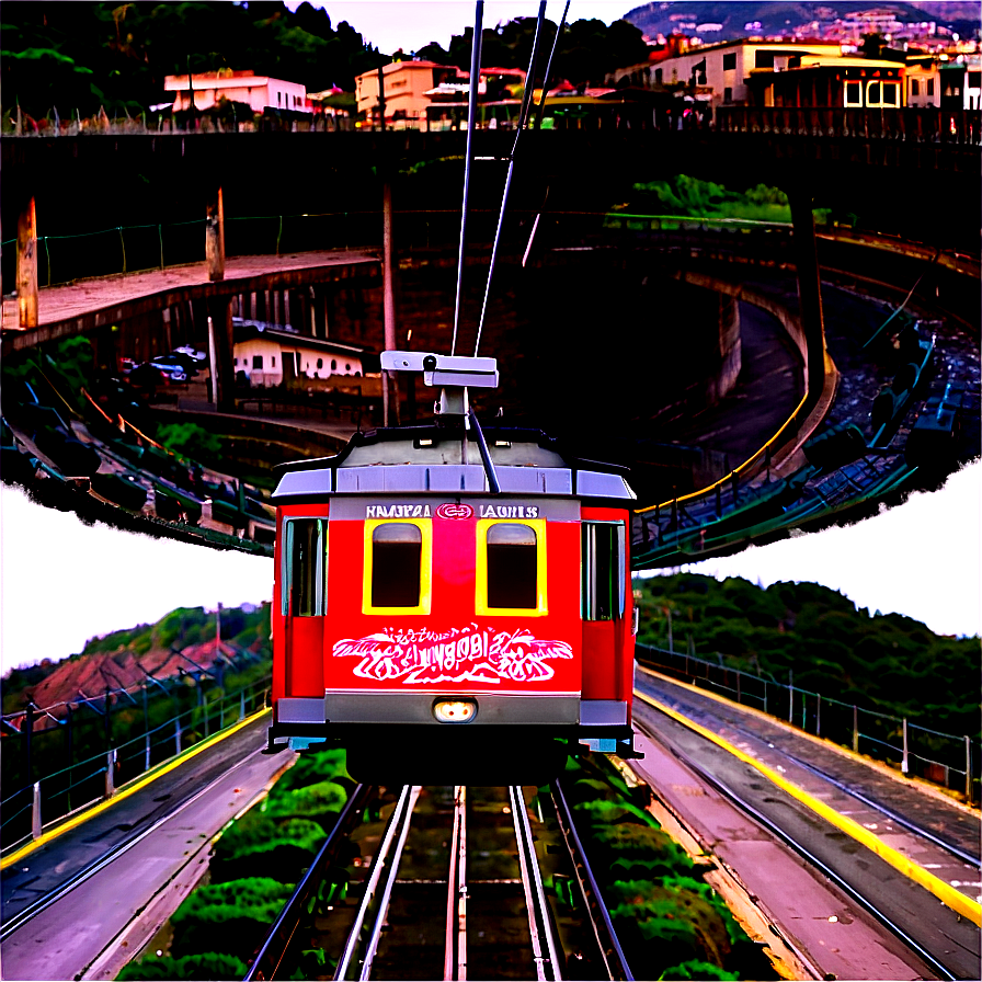 Napoli Cable Car Ride Png Owv94 PNG image