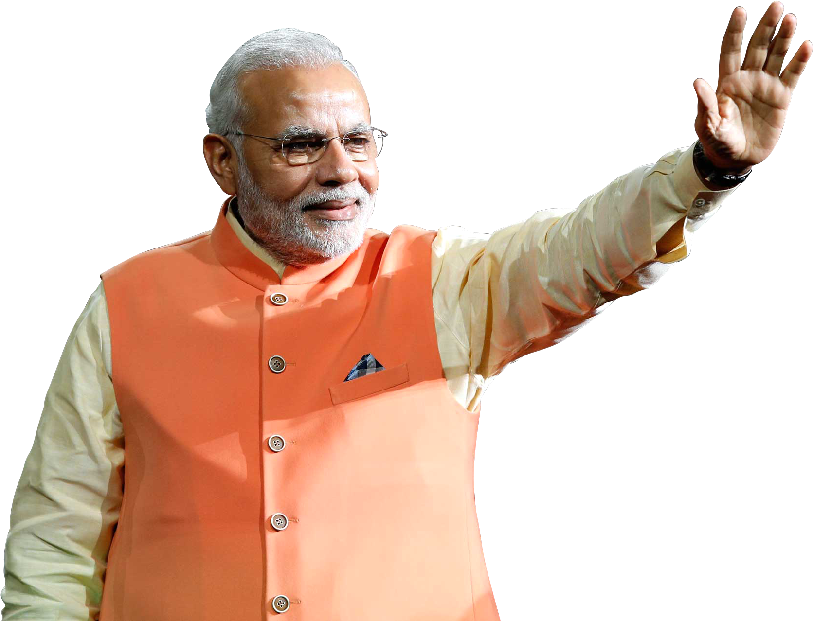 Narendra Modi Waving Gesture PNG image