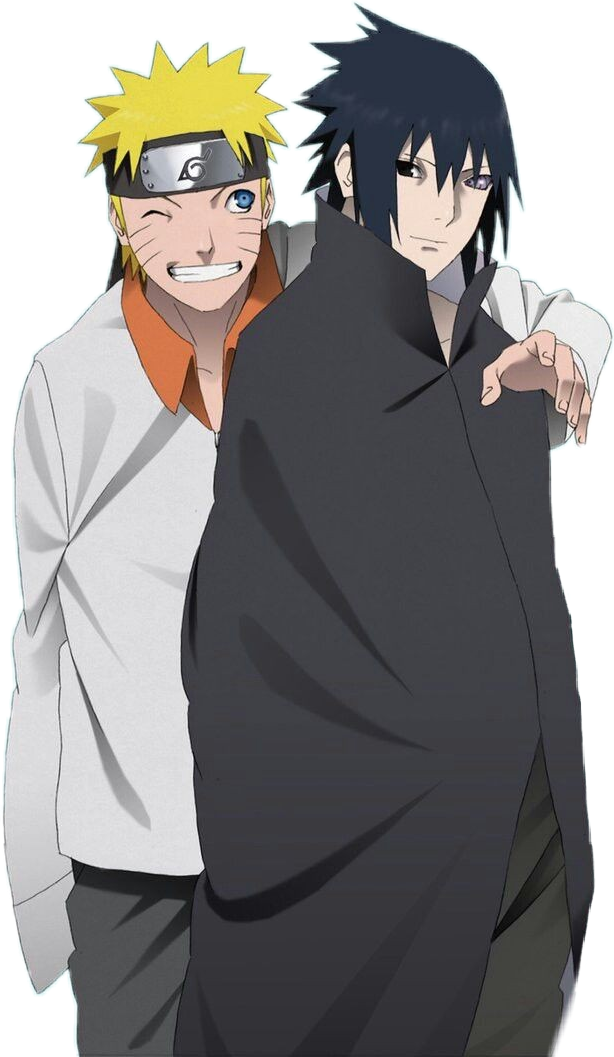 Naruto_and_ Sasuke_ Anime_ Friends PNG image