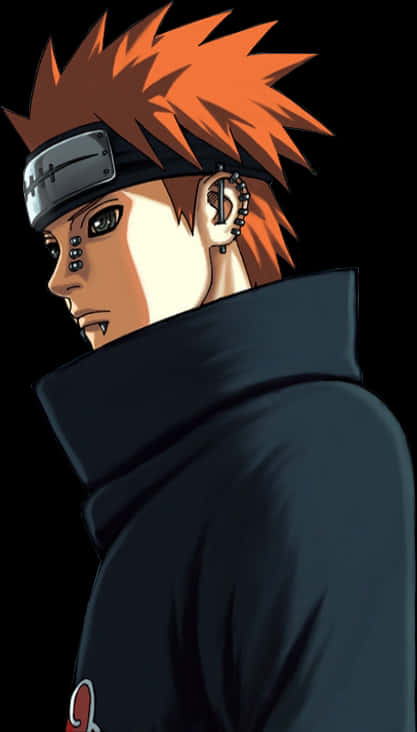 Naruto Character Pein Portrait PNG image