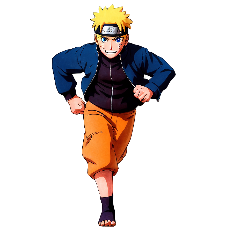 Naruto Running A PNG image