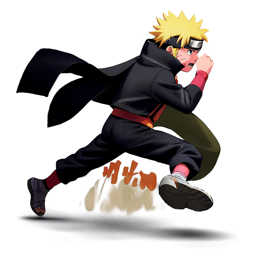 Naruto Running B PNG image