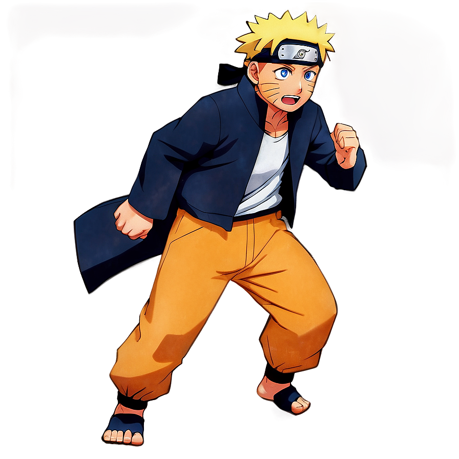 Naruto Running C PNG image