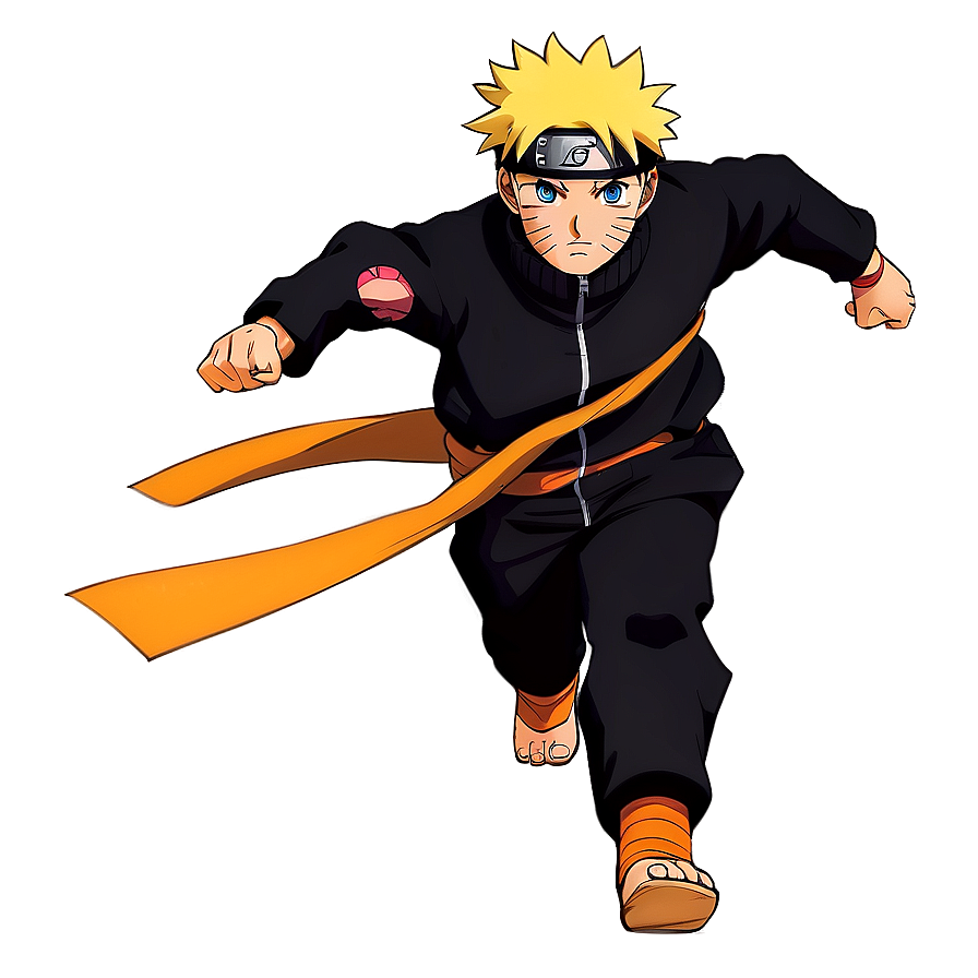 Naruto Running D PNG image