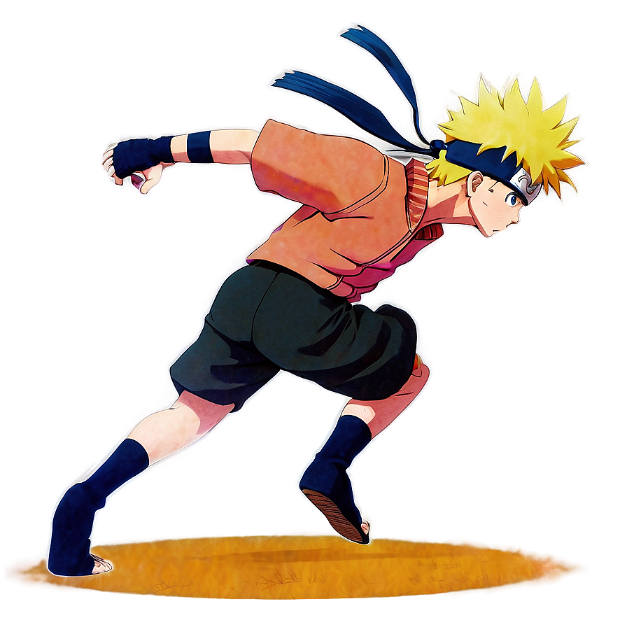 Naruto Running Fierce Png Dlu PNG image