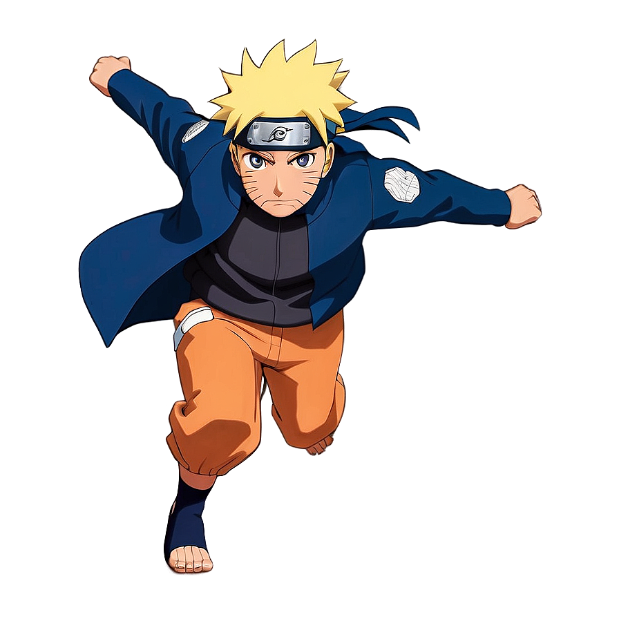 Naruto Running For Victory Png Fat PNG image