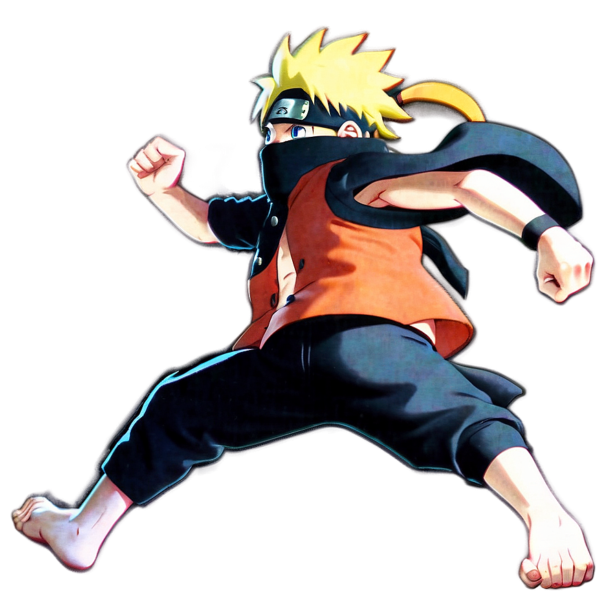 Naruto Running Through Fire Png Kyr PNG image