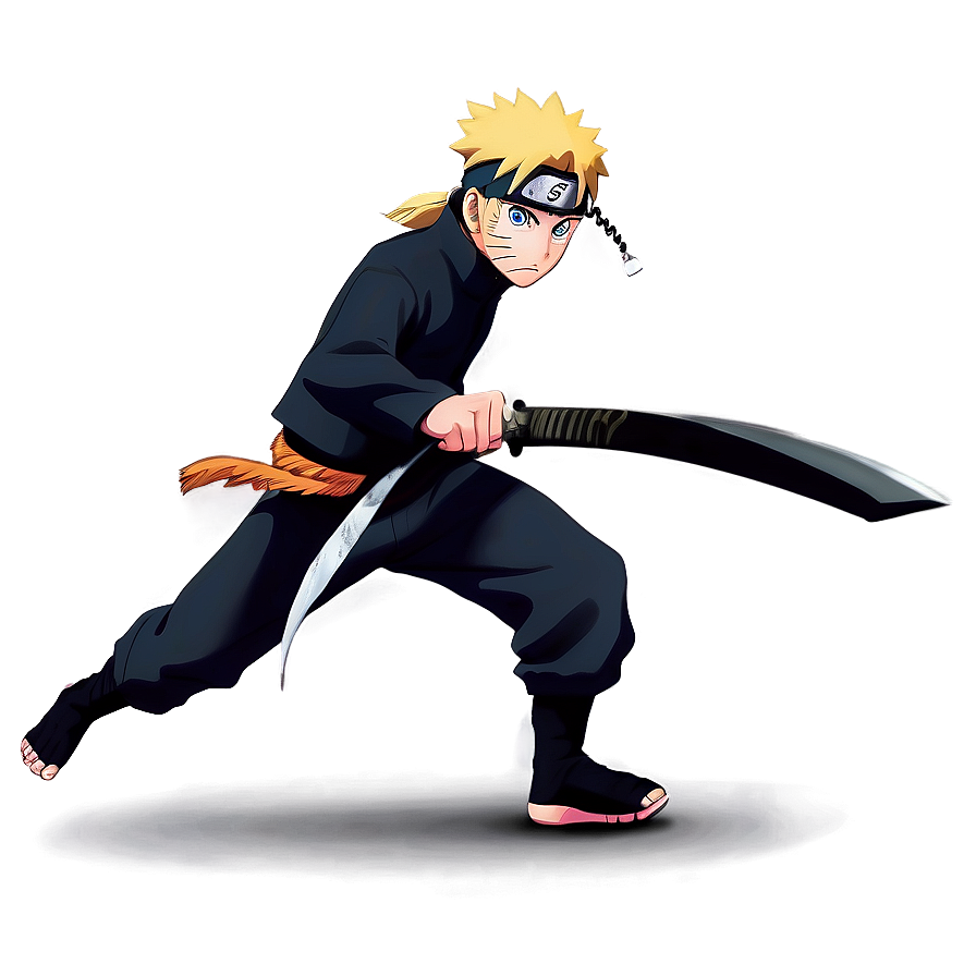 Naruto Running With Kunai Png Dbg40 PNG image