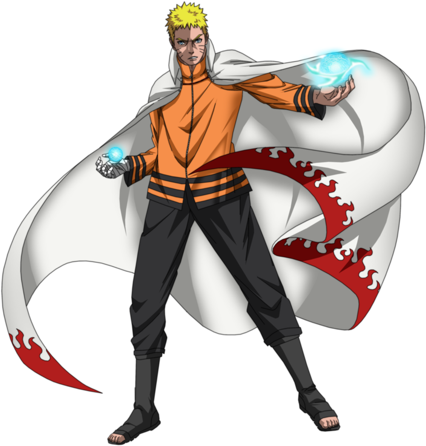 Naruto Uzumaki Chakra Mode PNG image