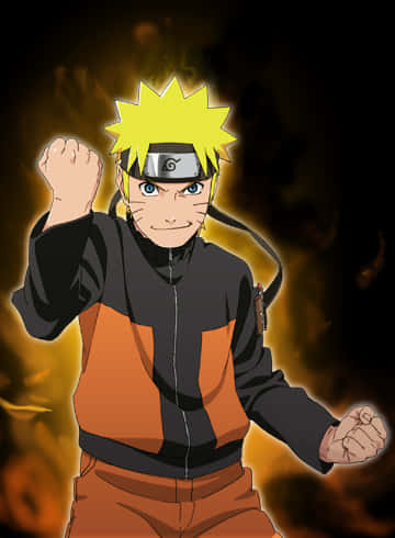 Naruto Uzumaki Readyfor Battle PNG image